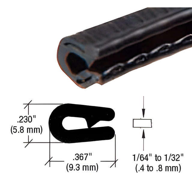 CRL Black Sof®-Tone 100' QuickEdge™ Mini "Minitrim"