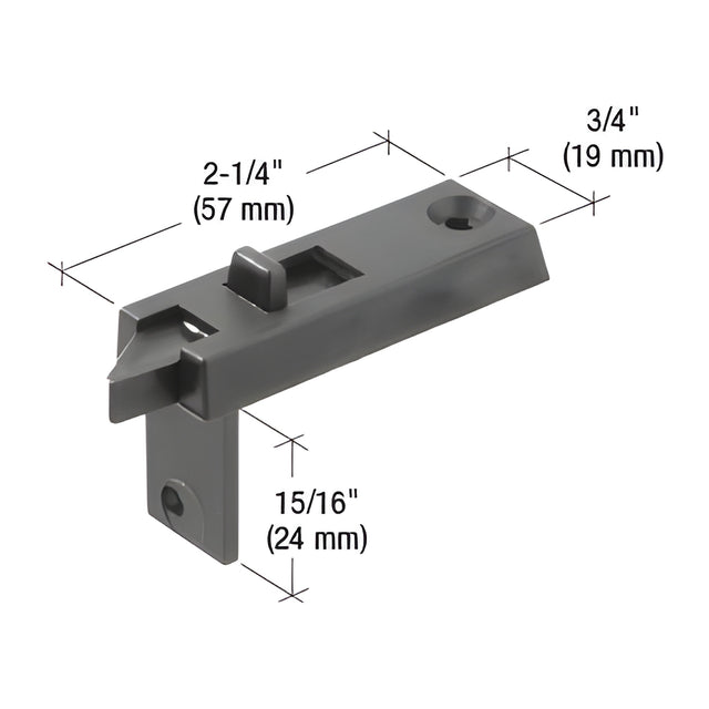 CRL Black Tilt Window Latch for Better Bilt Window
