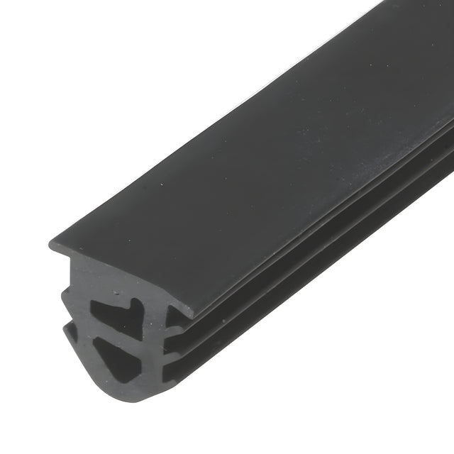 CRL Black Top Rubber Gasket for Laminated Tempered Glass Base Shoe - 100' Roll