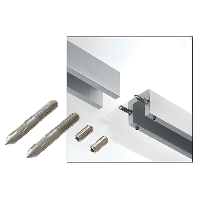 CRL-Blumcraft® 10-24 x 1/2" Stainless Steel Splice Pin Set 1-5/16" Overall Length