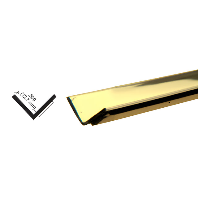 CRL Brass Plastic 1/2" Reflective Inside Angle