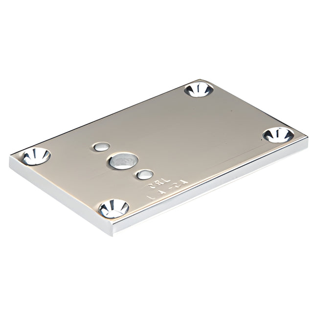 CRL Brite Anodized 2" x 3" Blank Base for Tall Partition Posts