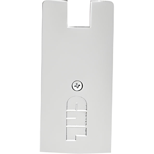 CRL Brite Anodized 4" Square End Cap for Sidelite Rails