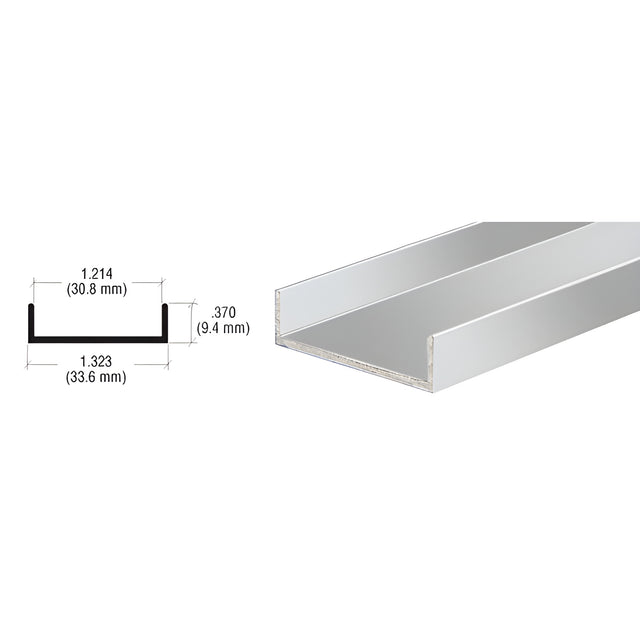CRL Brite Anodized Aluminum Door Jamb Extrusion
