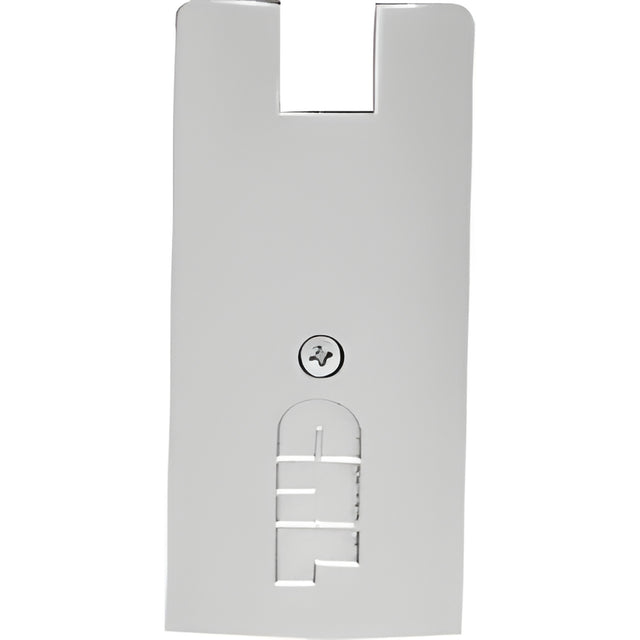 CRL Brite Brushed Anodized 4" Square End Cap for Sidelite Rails