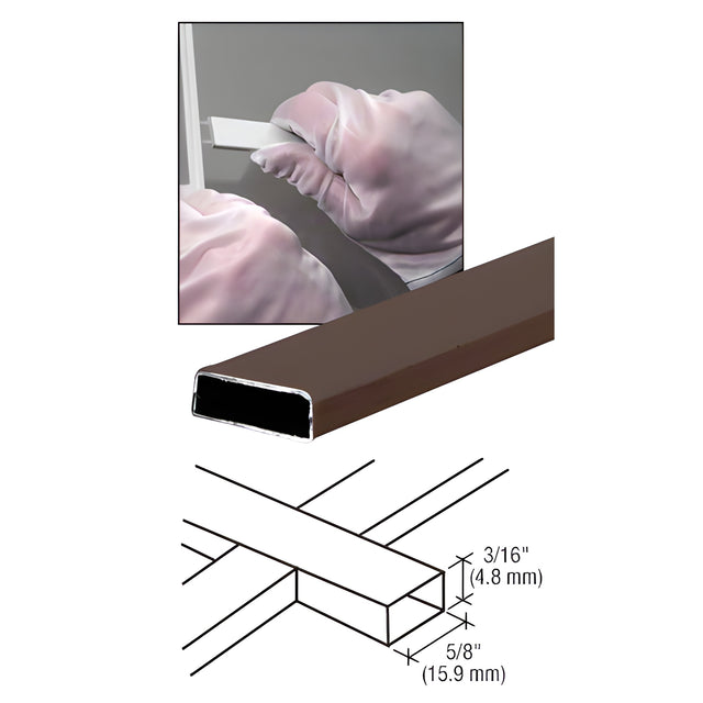 CRL Bronze 3/16" x 5/8" Muntin Bar