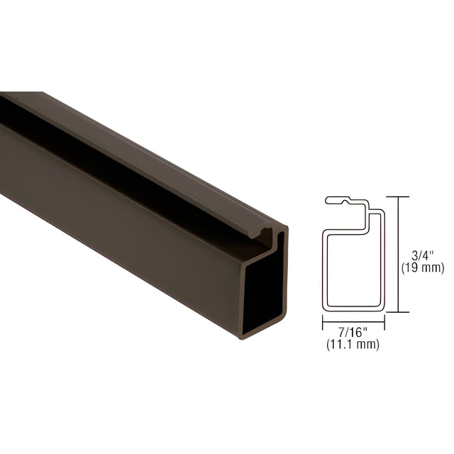 CRL Bronze 3/4" x 7/16" Extruded Screen Frame