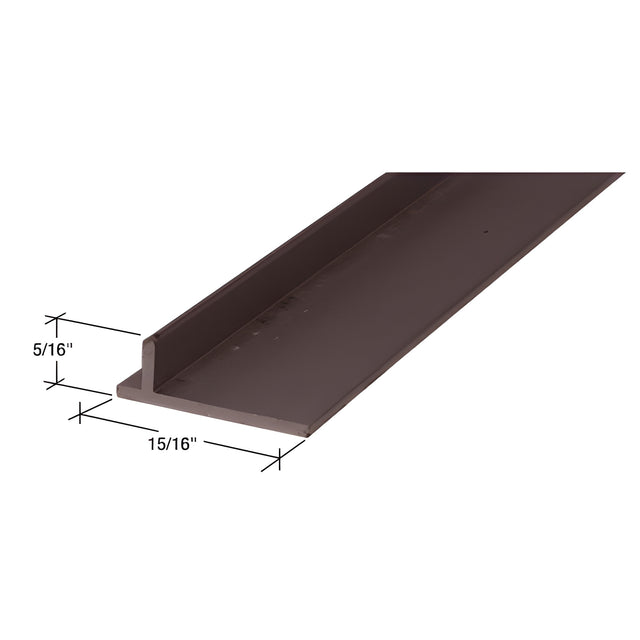 CRL Bronze 96" Sliding Screen Door Rail