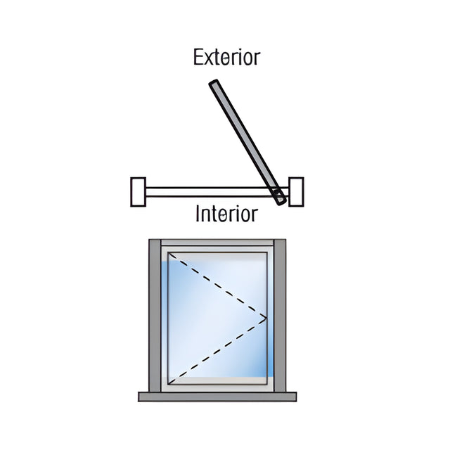 CRL Bronze Anodized S80 Monterey Thermally Broken Pivot 1 Panel Right Hand Exterior Swing with Raised Sill