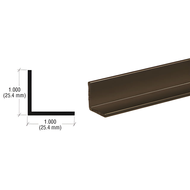 CRL Bronze Electro-Static Paint 1" Angle Extrusion
