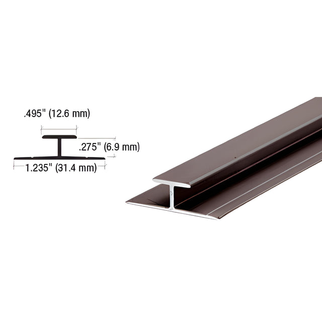 CRL Bronze Painted Aluminum Divider Bar
