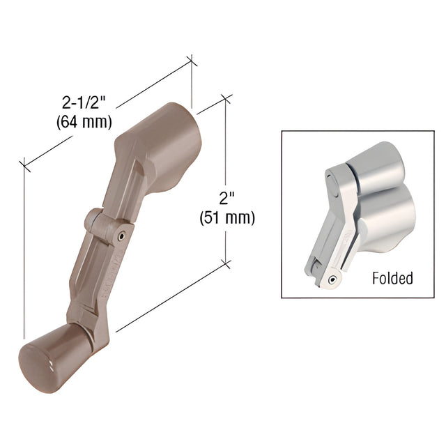 CRL Bronze Universal Folding Handle