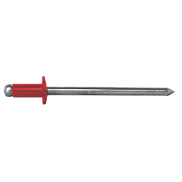 CRL Brown 1/8" Diameter, 3/16" to 1/4" Grip Range Aluminum Mandrel and Rivet in Packs of 10000