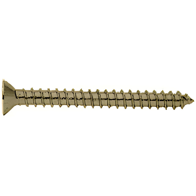 CRL Brushed Bronze 10 x 2" Wall Mounting Flat Head Phillips Sheet Metal Screws