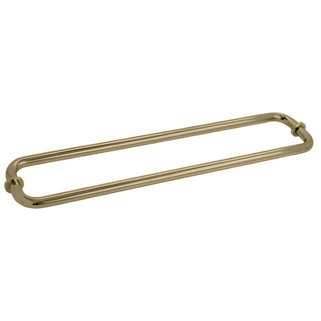 CRL Brushed Bronze 24" Back-to-Back Towel Bars for Glass