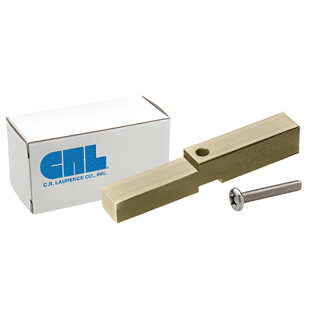 CRL Brushed Bronze Adapter Block for Prima, Shell and Rondo Hinges