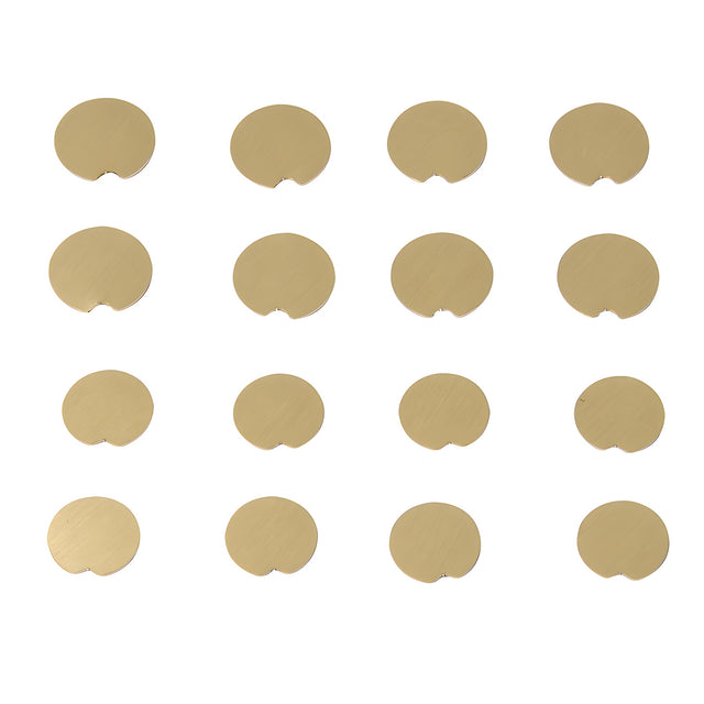 CRL Brushed Bronze Trento Hinge Replacement Screw Covers Kit