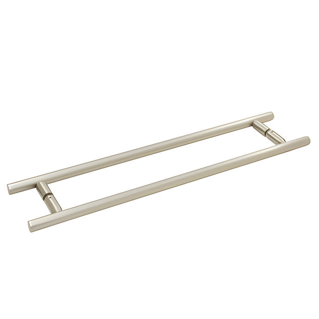 CRL Brushed Nickel 18" Back-to-Back Ladder Style Towel Bar