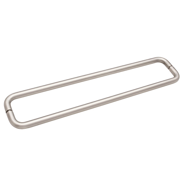 CRL Brushed Nickel 24" BM Series Back-to-Back Towel Bar Without Metal Washers