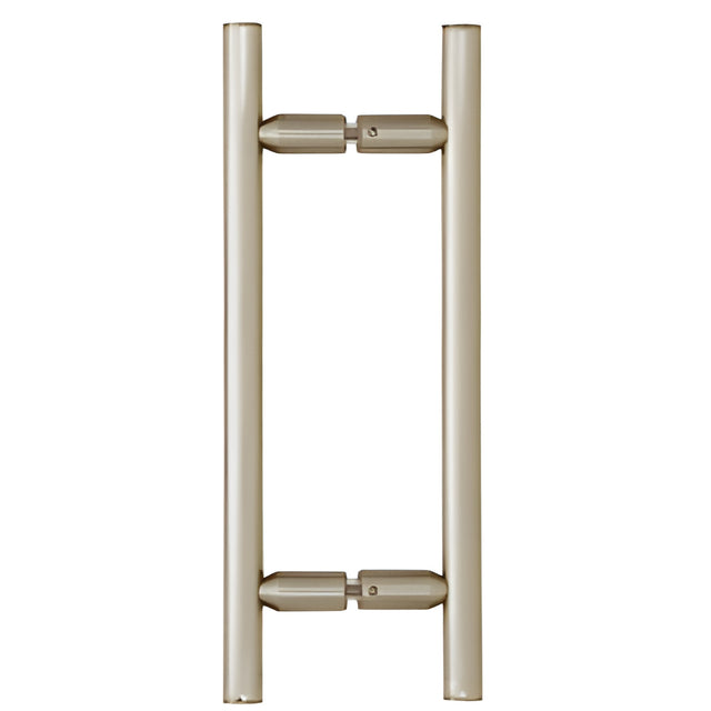 CRL Brushed Nickel 8" Ladder Style Back-to-Back Pull Handles