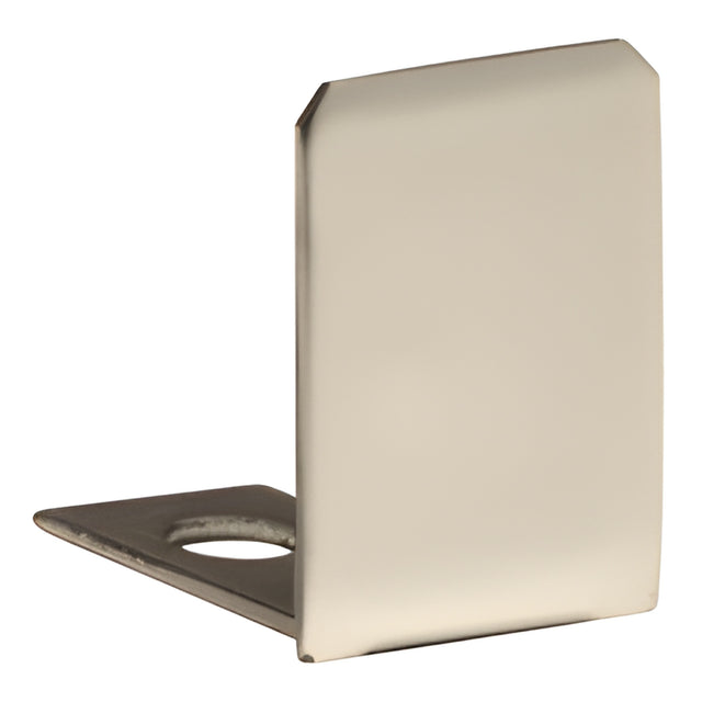 CRL Brushed Nickel End Cap for 1/2" Deep U-Channel