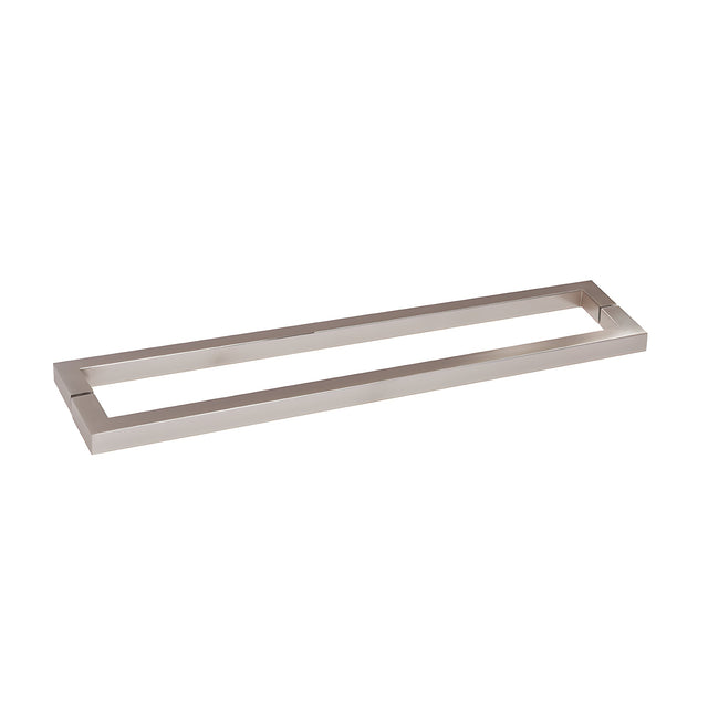 CRL Brushed Nickel "SQ" Style 18" Back-to-Back Towel Bar