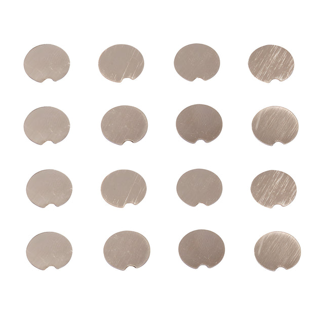 CRL Brushed Nickel Trento Hinge Replacement Screw Covers Kit