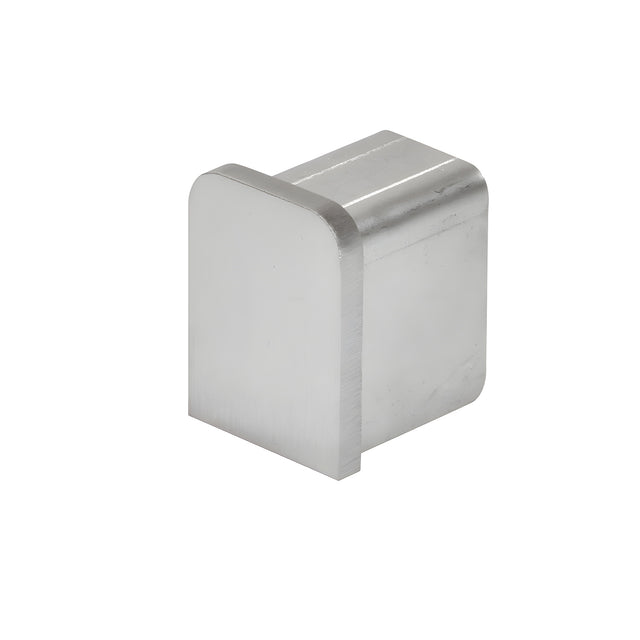 CRL Brushed Stainless 11 Gauge End Cap for 1/2" Cap Rail