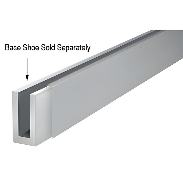 CRL Brushed Stainless 120" Cladding for W5B Series Windscreen and Smoke Baffle Base Shoe