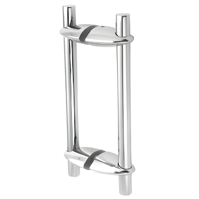 CRL Brushed Stainless 16" Variant Series Adjustable Pull Handle with VP2 Mounting Post
