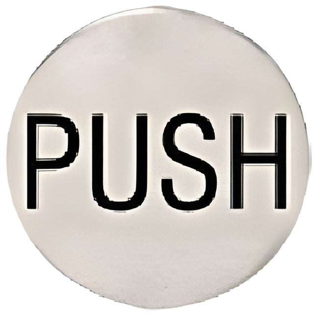 CRL Brushed Stainless 2" Round Push Indicator
