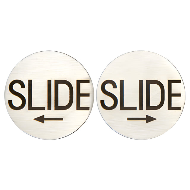 CRL Brushed Stainless 2" Round Slide Indicators - Two