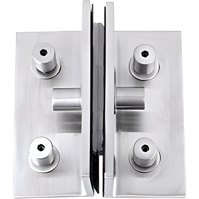 CRL Brushed Stainless 2-Way Glass / 1-Way Wall Rectangular Bracket