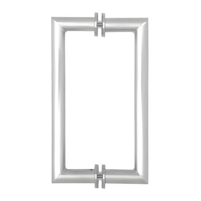 CRL Brushed Stainless 24" Mitered Corner Glass Mounted Pull Handle