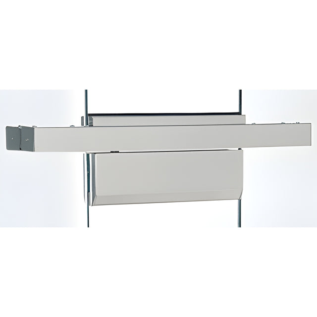 CRL Brushed Stainless 4-1/2" Single Floating Header for Overhead Concealed Door Closers - Custom Length