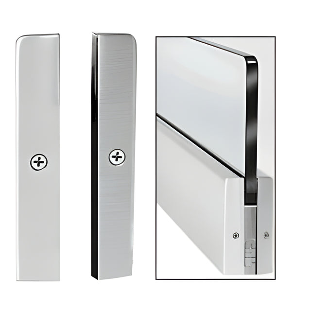 CRL Brushed Stainless 4" Split Square End Cap