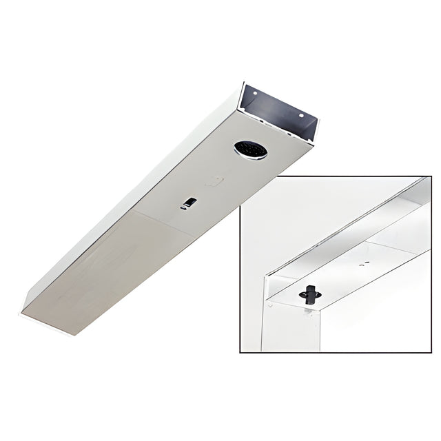 CRL Brushed Stainless 6" No Pocket Single Sided Door Header Custom Length