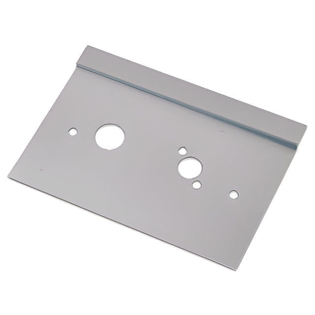 CRL Brushed Stainless 6" x 10" Left Hand Center Lock Latch Guard