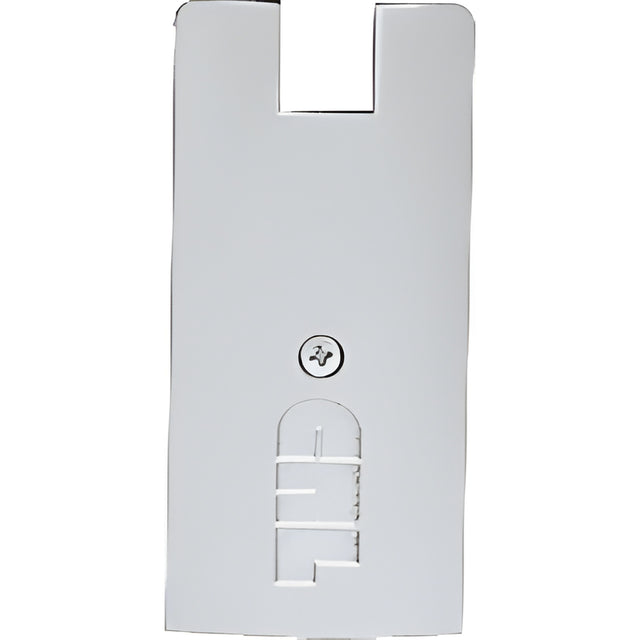 CRL Brushed Stainless Anodized 4" Square End Cap for Sidelite Rails