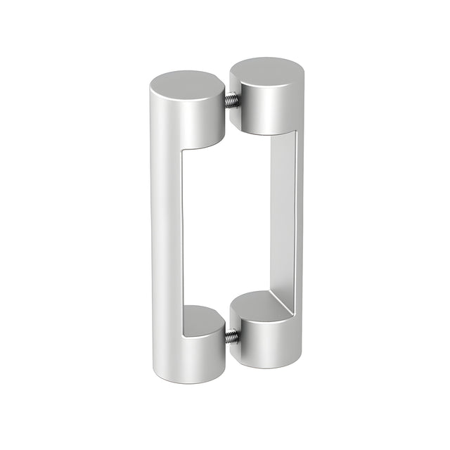 CRL Brushed Stainless Beretta Series 8" x 8" Back-to-Back Pull Handles
