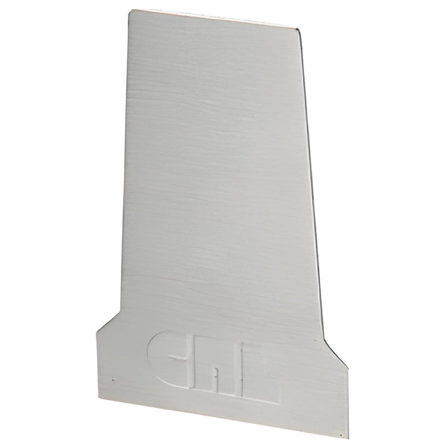 CRL Brushed Stainless End Cap for B5T Series Tapered Base Shoe