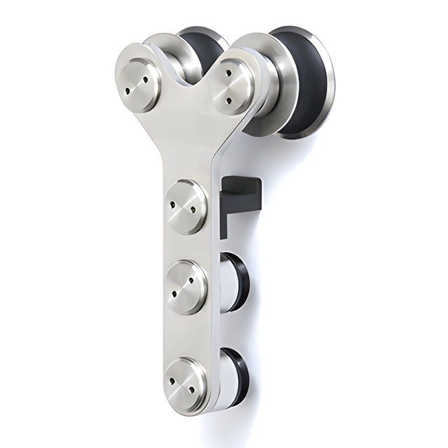 CRL Brushed Stainless Laguna Anti-Lift Double Rollers
