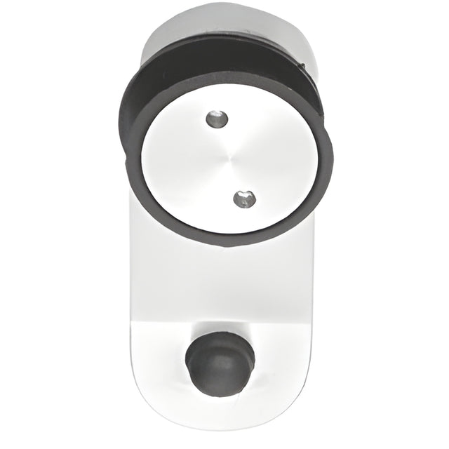 CRL Brushed Stainless Laguna Series Glass Mounted Door Stop Fitting