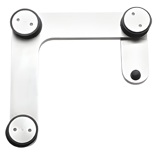 CRL Brushed Stainless Laguna Series Transom/Sidelite Door Stop Fitting