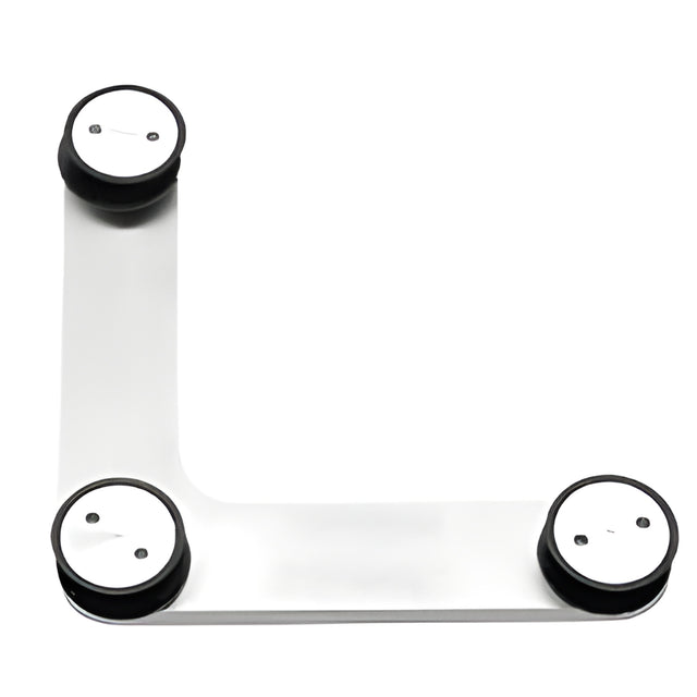 CRL Brushed Stainless Laguna Series Transom/Sidelite Support Bracket
