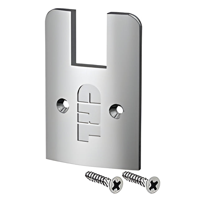 CRL Brushed Stainless Low Profile End Cap With Screws