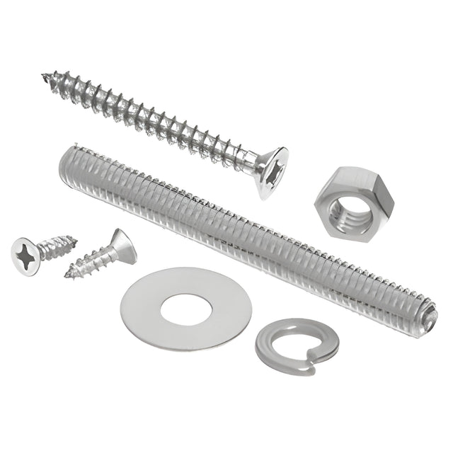 CRL Brushed Stainless Replacement Screw Packs for Bar Mount Foot Railing Brackets
