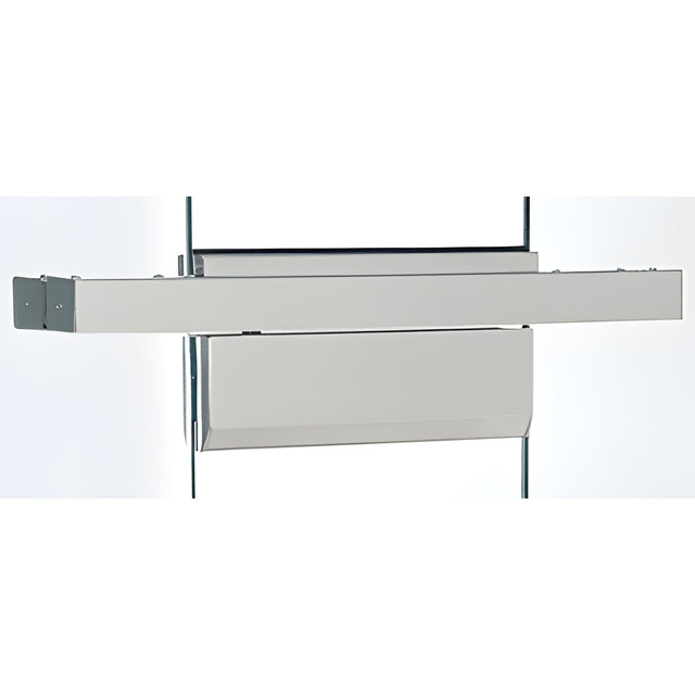 CRL Brushed Stainless Single Floating Header for Overhead Concealed Door Closers for 36" Wide Opening