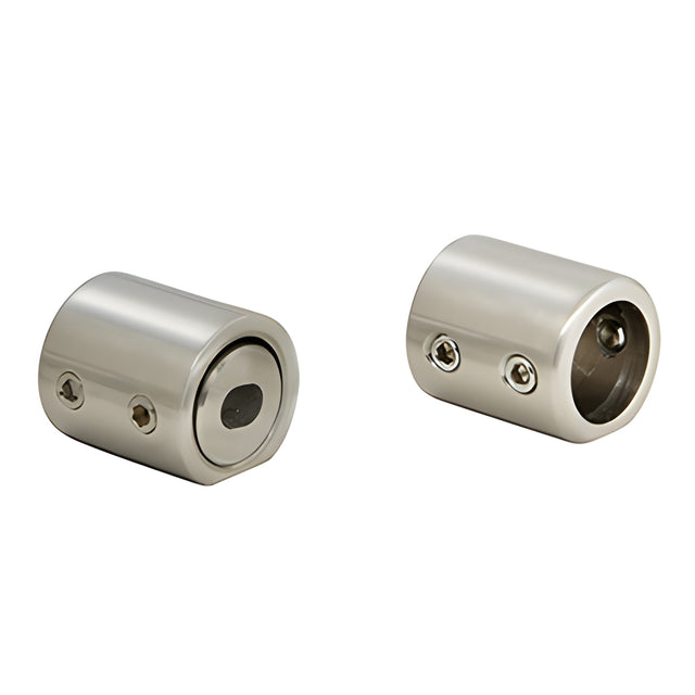 CRL Brushed Stainless Steel Crescent Replacement Track Holder Fitting