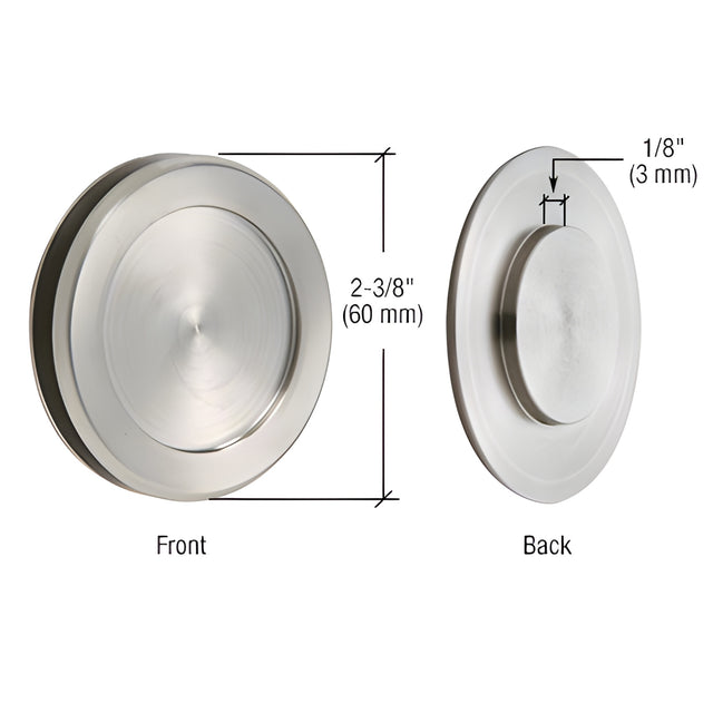 CRL Brushed Stainless Steel UV Pull for Sliding Glass Doors